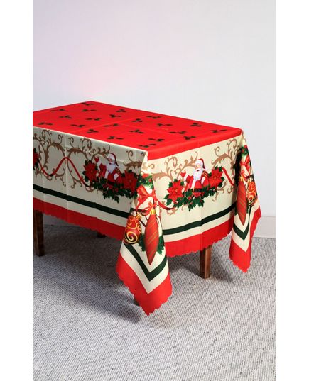 Скатерть 160х220 красный No Brand 21452, изображение 2