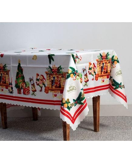 Скатерть 160х220 белый No Brand 21453, изображение 2