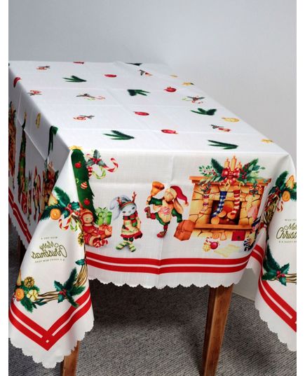 Скатерть 160х220 белый No Brand 21453, изображение 6