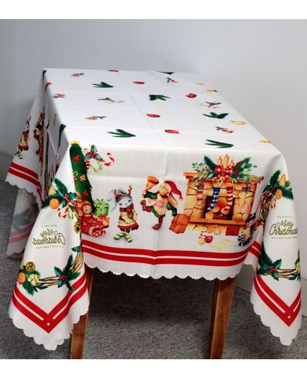 Скатерть 160х220 белый No Brand 21453, изображение 7