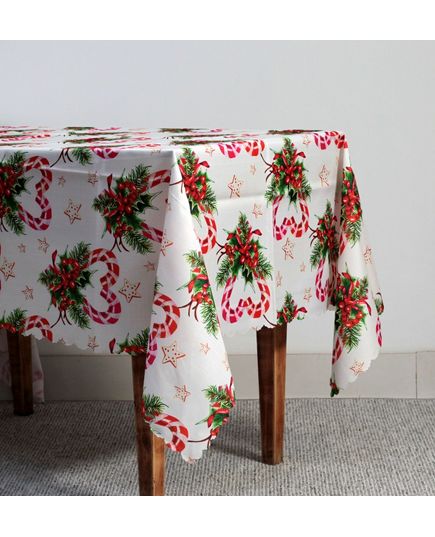 Скатерть 160х220 белый No Brand 21455, изображение 2