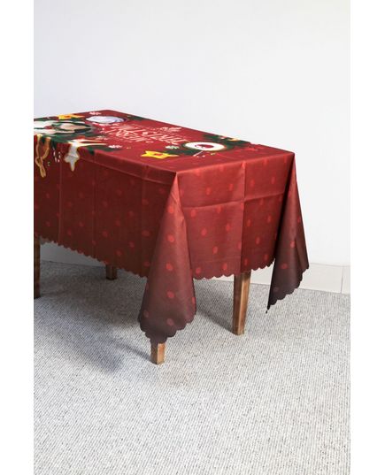 Скатерть 160х220 красный No Brand 21446, изображение 3