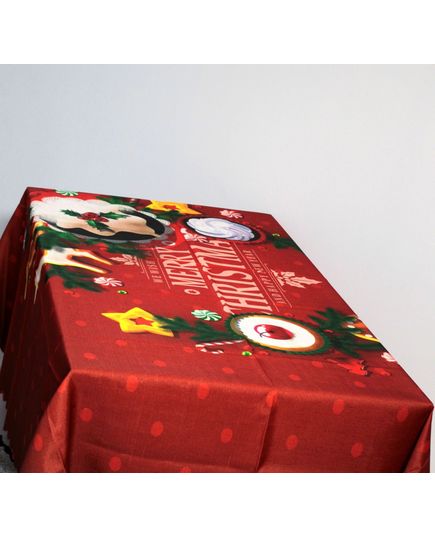 Скатерть 160х220 красный No Brand 21446, изображение 4