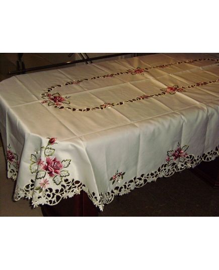 Скатерть 160х260 молочный TD Seul 9386, изображение 2