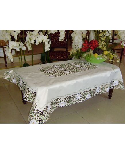 Скатерть 160х260 молочный TD Seul 8394, изображение 2