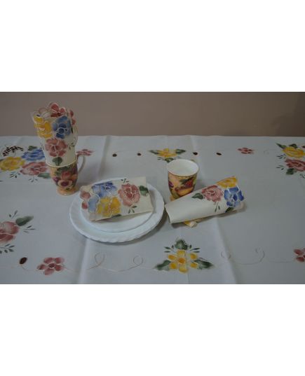 Скатерть 130х170 молочный TD Seul 12127, изображение 3