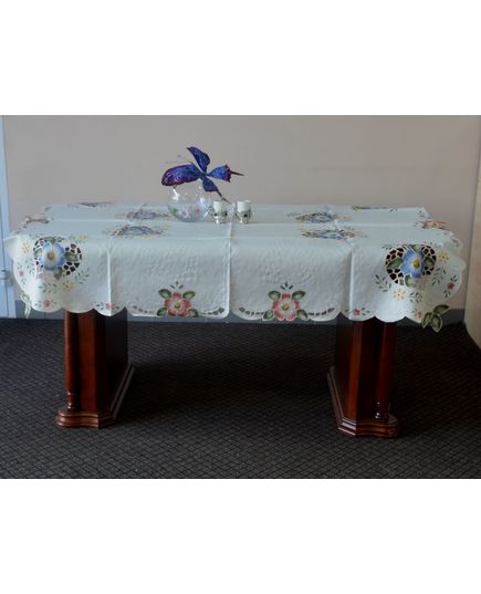 Скатертина 130х170 молочний TD Seul 12128, зображення 3