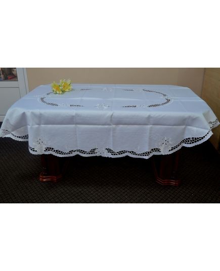 Скатерть 130х170 белый TD Seul 10467, изображение 3
