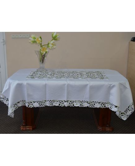 Скатертина 130х170 білий TD Seul 10393, зображення 2