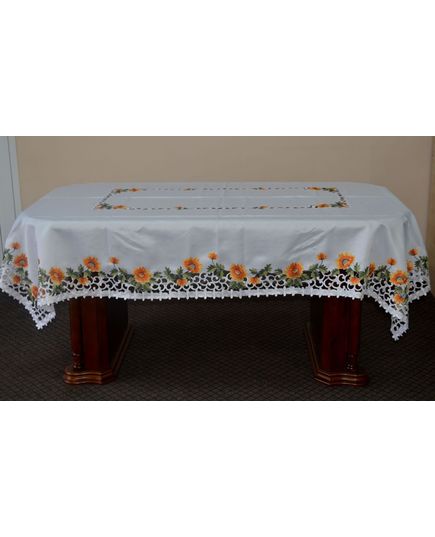 Скатертина 130х170 білий TD Seul 10410, зображення 2