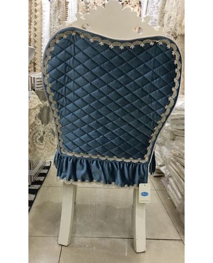 Комплект на стулья 50х48х60 голубой No Brand 18254, изображение 5