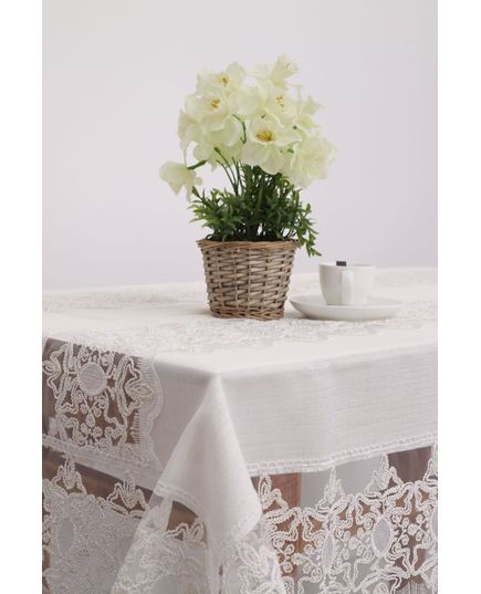 Скатерть 160х300 бежевый Magik Colection 20471, изображение 6