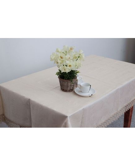 Скатерть 160х300 бежевый Magik Colection 20466, изображение 6