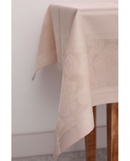 Скатерть 160х300 пудровый Magik Colection 20464, изображение 3