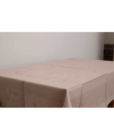 Скатертина 160х350 пудровий Magik Colection 20481, зображення 5