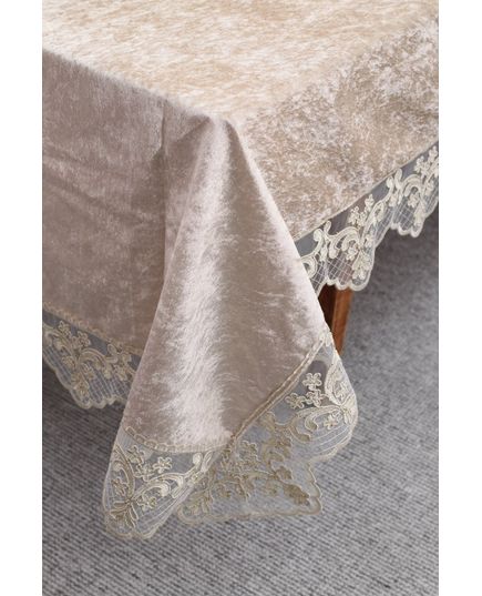 Скатерть 160х300 кофейный Magik Colection 20476, изображение 3