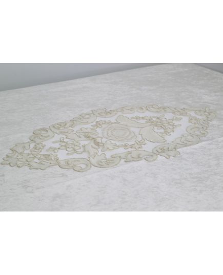 Скатерть 160х300 молочный Magik Colection 20474, изображение 3