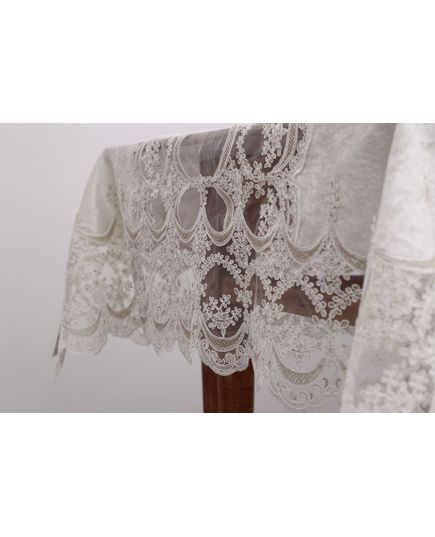 Скатерть 160х350 молочный Magik Colection 18598, изображение 4