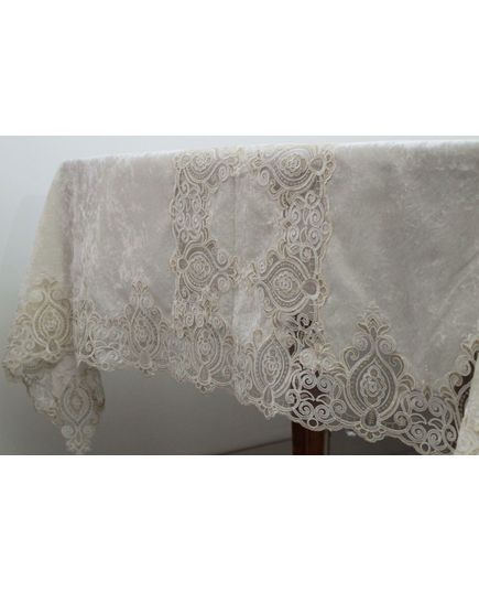 Скатерть 160х350 молочный Magik Colection 20492, изображение 2