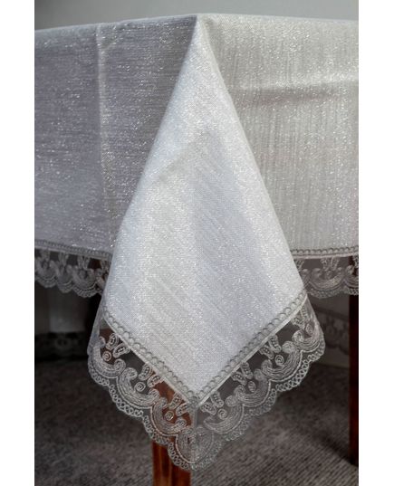 Скатерть 160х300 серый Magik Colection 21412, изображение 5