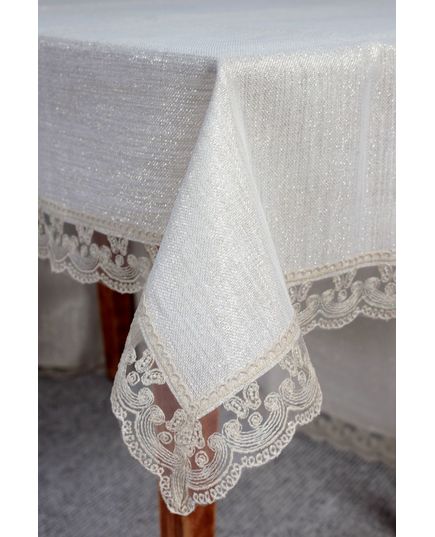 Скатерть 160х350 золотистый Magik Colection 21503, изображение 3