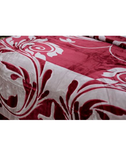 Плед 200х240 бордовий Oscar 13231, зображення 5