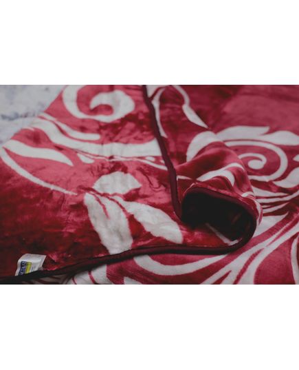 Плед 200х240 бордовий Oscar 13231, зображення 6