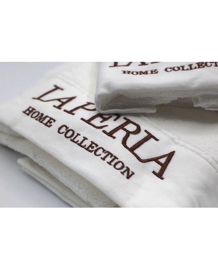 Набір рушників 35х75,70х140 білий La Perla 20385, зображення 2