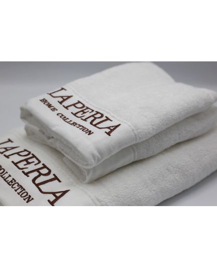 Набір рушників 35х75,70х140 білий La Perla 20385, зображення 4