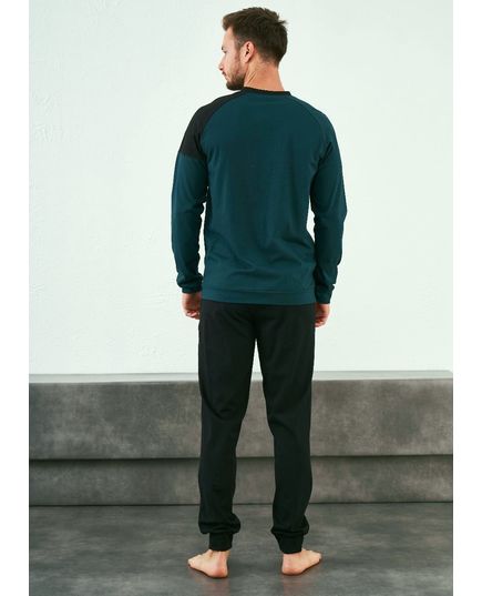 Пижама мужская зеленый с черным Relax Mode 21741, изображение 2