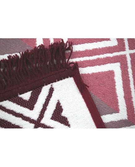 Ковер 60х90 бордовый с розовым Pavia 20645, изображение 4