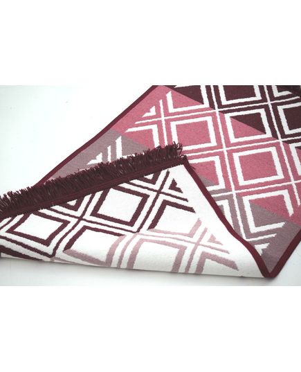 Ковер 60х90 бордовый с розовым Pavia 20645, изображение 5