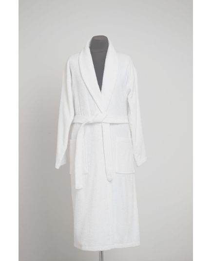 Халат XXXL-46 белый No Brand 15878, изображение 2
