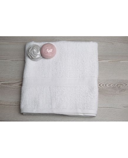 Полотенце 70х140 белый No Brand 18022, изображение 7