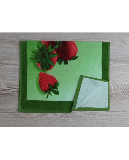 Полотенце кухонное 40х60 зеленый No Brand 21761, изображение 3