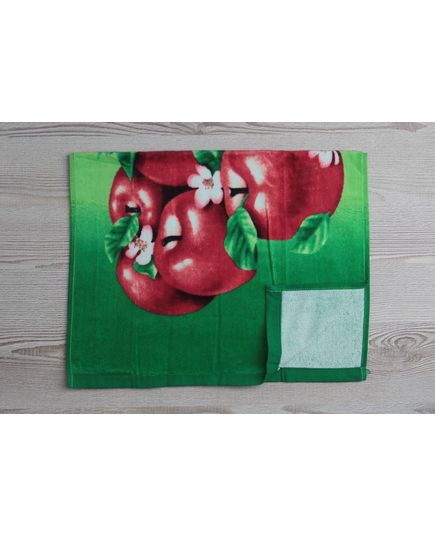 Полотенце кухонное 40х60 зеленый No Brand 21762, изображение 3