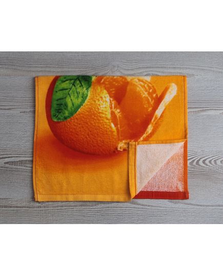 Полотенце кухонное 40х60 оранжевый No Brand 21764, изображение 5