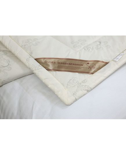 Одеяло 160х220 молочный MENGYILAI 12331, изображение 5