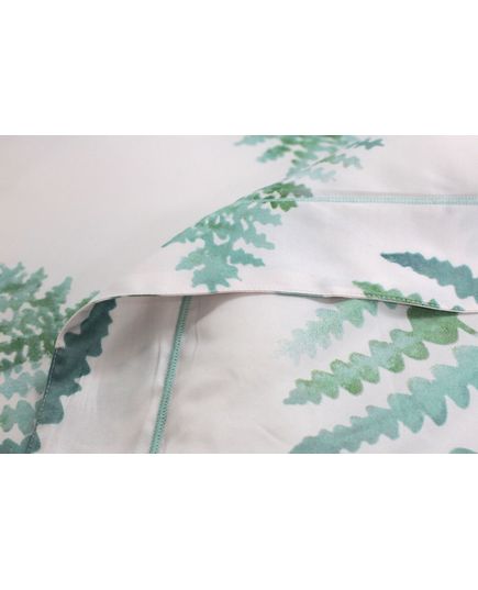 Ковдра 200х230 білий з зеленим Dacron 17447, зображення 9