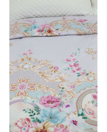 Ковдра 150х200 блакитний з рожевим Dacron 17442, зображення 3