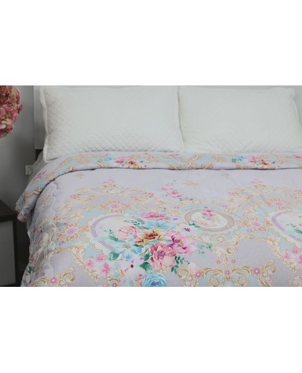 Ковдра 150х200 блакитний з рожевим Dacron 17442, зображення 5