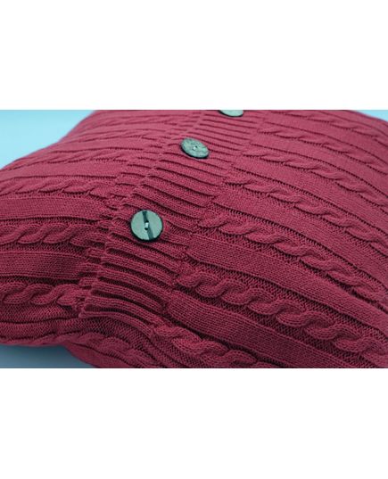 Наволочка 40х40 бордовый Aromaniy 21956, изображение 2