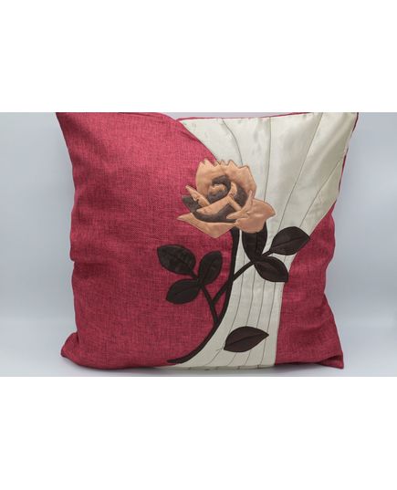 Наволочка 45х45 бордовый Cotton Life 21958, изображение 2