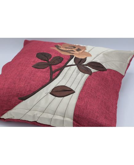 Наволочка 45х45 бордовый Cotton Life 21958, изображение 3