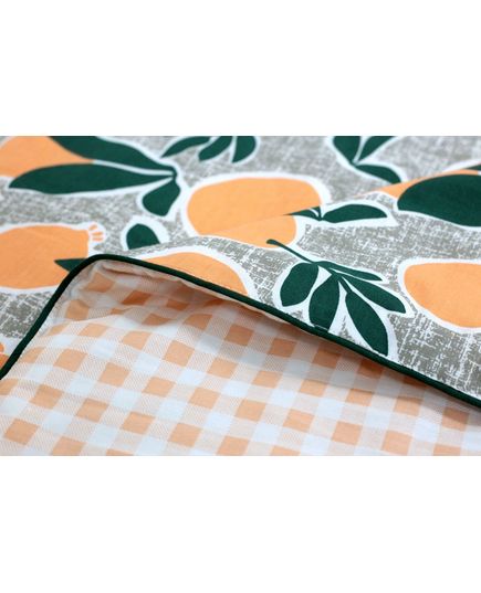 Одеяло 200х230 зеленый с оранжевым No Brand 19095, изображение 9