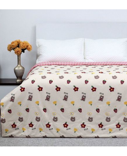 Ковдра білий з рожевим European Style 19097, зображення 2