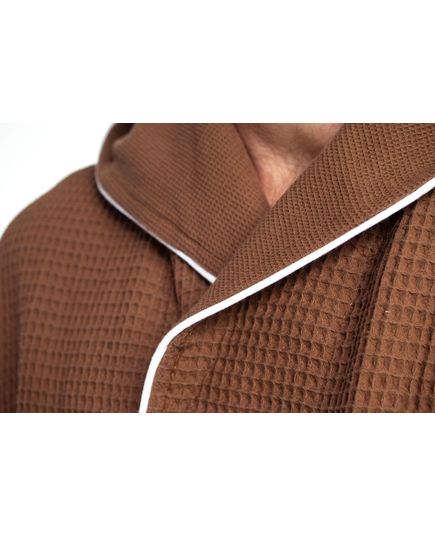 Халат чоловічий L-40 коричневий Soft Show 21837, зображення 2