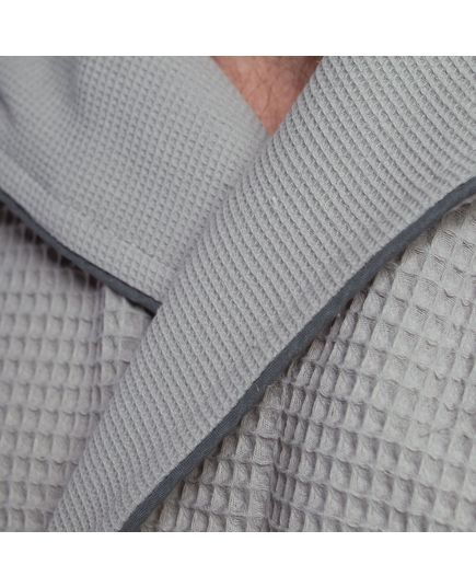 Халат чоловічий L-40 сірий Soft Show 21838, зображення 2