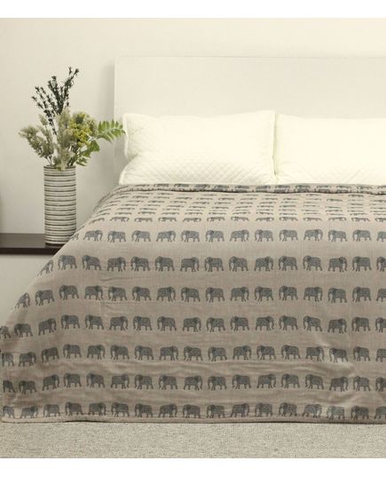 Покривало 150х200 сірий No Brand 17435, зображення 4