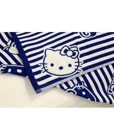 Покрывало 150х200 белый с синим No Brand 15395, изображение 9